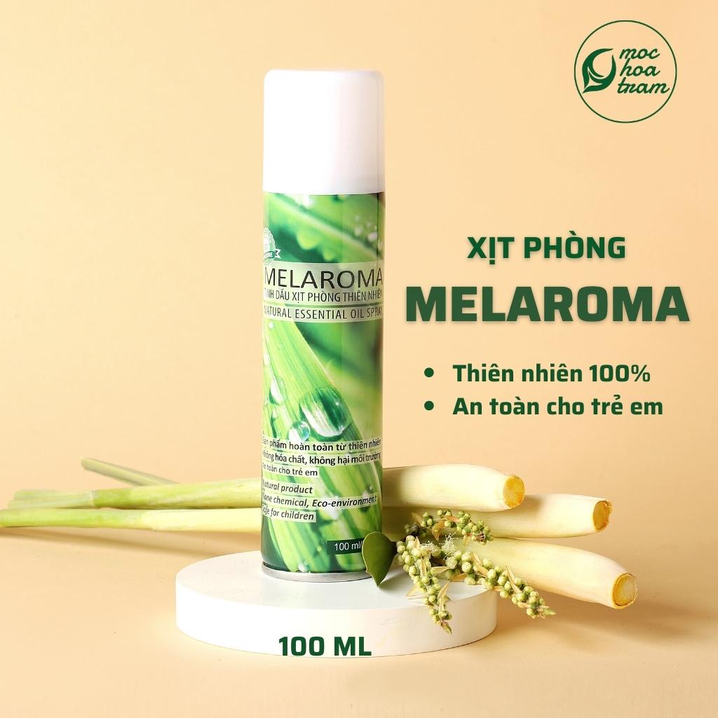 Tinh dầu xịt phòng Melaroma Mộc Hoa Tràm, 100% thiên nhiên, sát khuẩn không khí, đuổi côn trùng