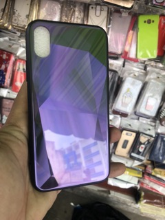 Ốp iphoneX,7plus,8plus gương 3D chéo