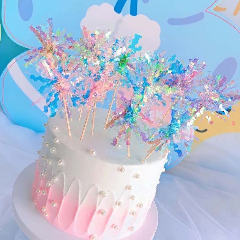 Set 2 Que Cắm Trang Trí Bánh Kem Hình Chữ Happy Birthday