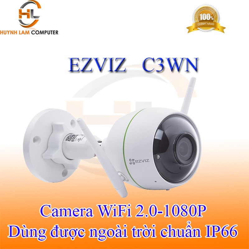 Camera WiFi 2.0MP EZVIZ C3WN 1080P NGOÀI TRỜI CHUẨN IP66 QUAN SÁT NGÀY ĐÊM - HÃNG PHÂN PHỐI