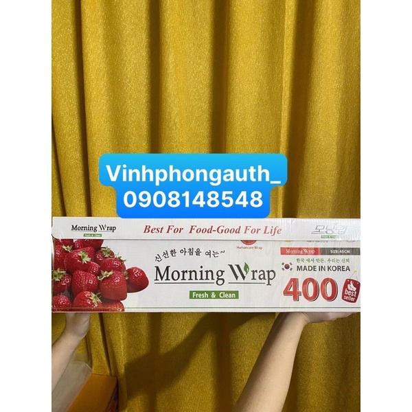 Màng bọc thực phẩm PVC Morning Wrap (45cm x  250m)