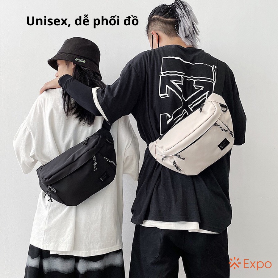 Túi đeo chéo size to LIPANO unisex phong cách đường phố cực ngầu