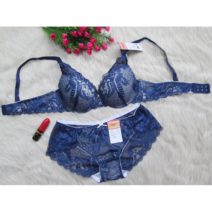 BỘ ĐỒ LÓT TOÀN REN MÚT ÉP VỪA LOVELY - BL470