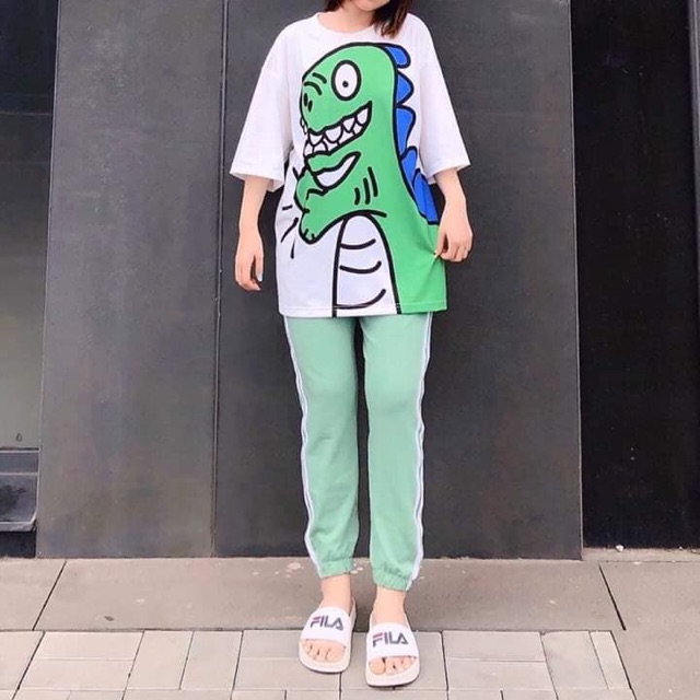 Áo Thun Unisex 3D Khủng Long Ảnh Thật
