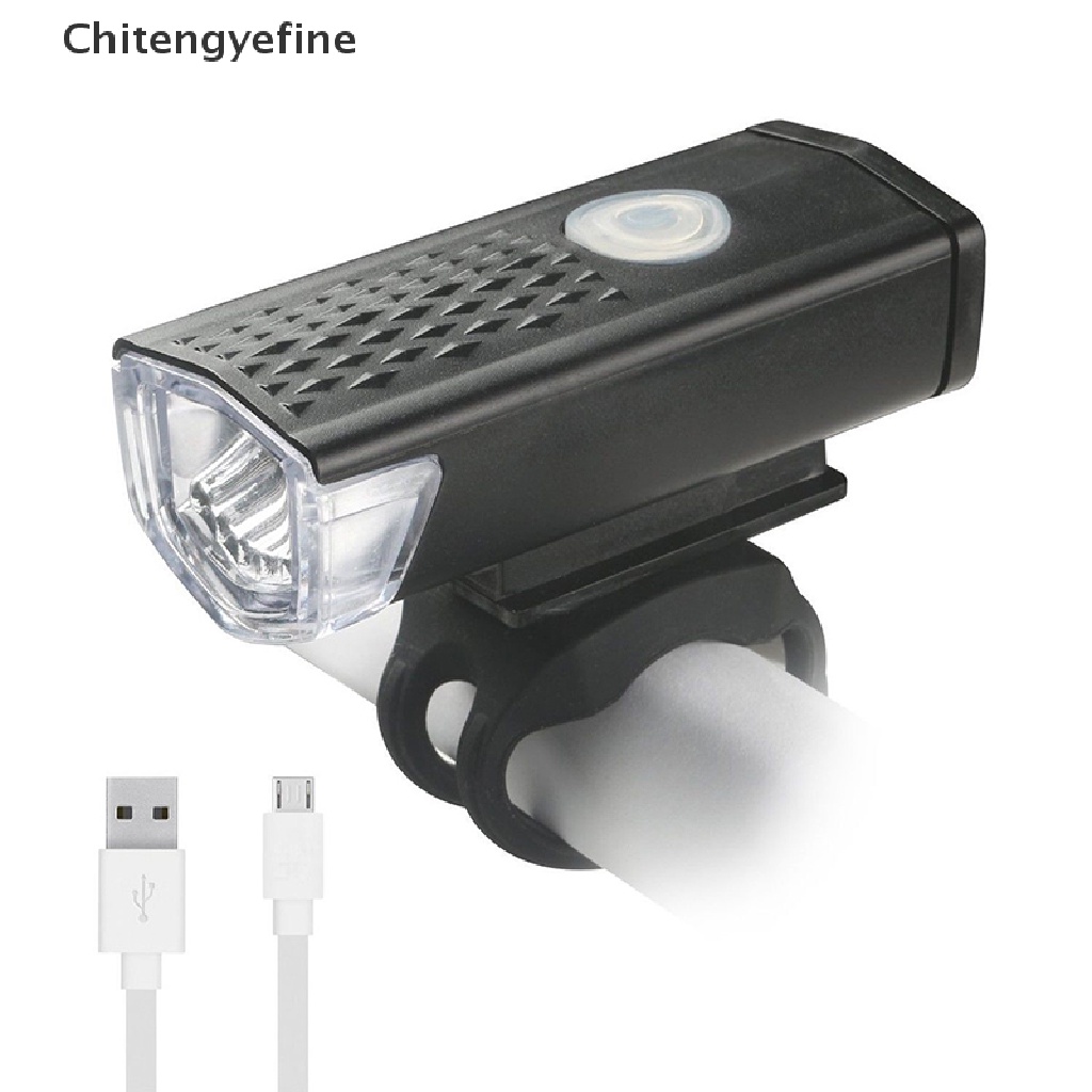 Set đèn pha LED xe đạp sạc USB + đèn hậu phía sau có lẻ đèn pha