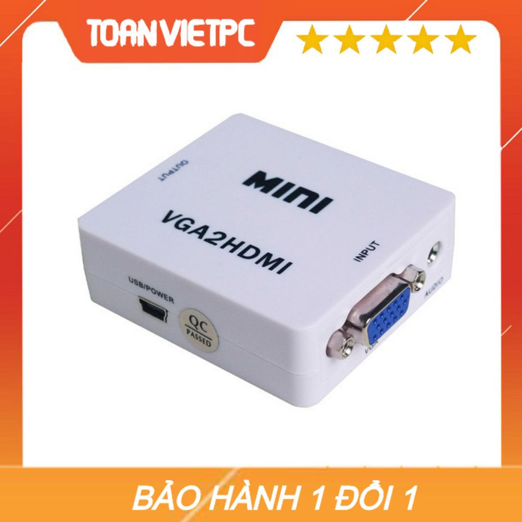 Bộ chuyển VGA to HDMI (nhựa)