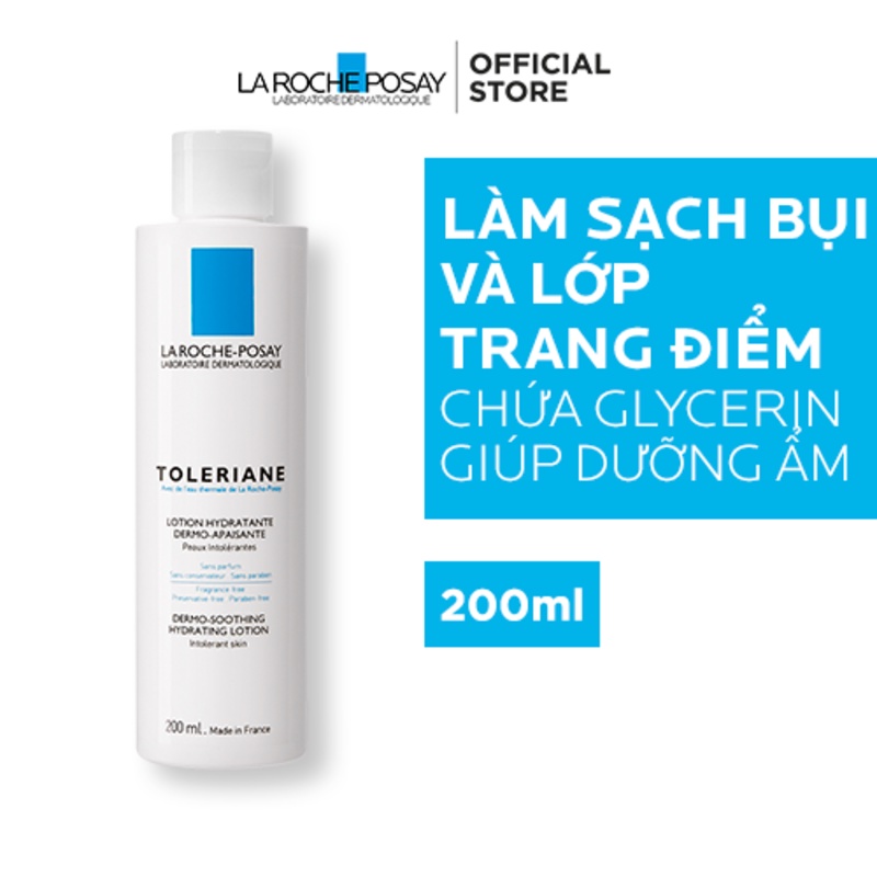 Sữa rửa mặt và tẩy trang dành cho da nhạy cảm La Roche-Posay Toleriane Dermo-Cleanser 200ml