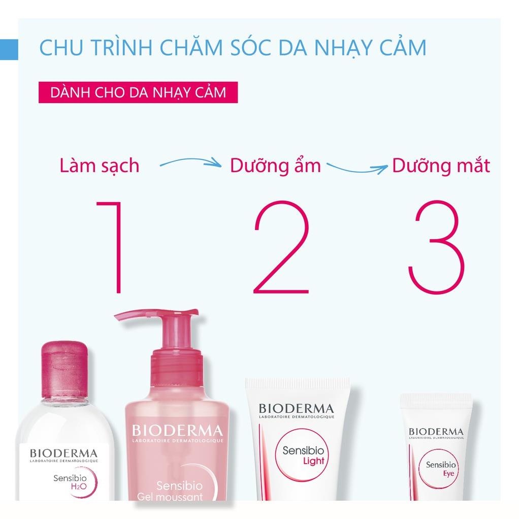 [HÀNG TẶNG KHÔNG BÁN] Dung dịch làm sạch và tẩy trang Bioderma Sensibio H2O 10ml