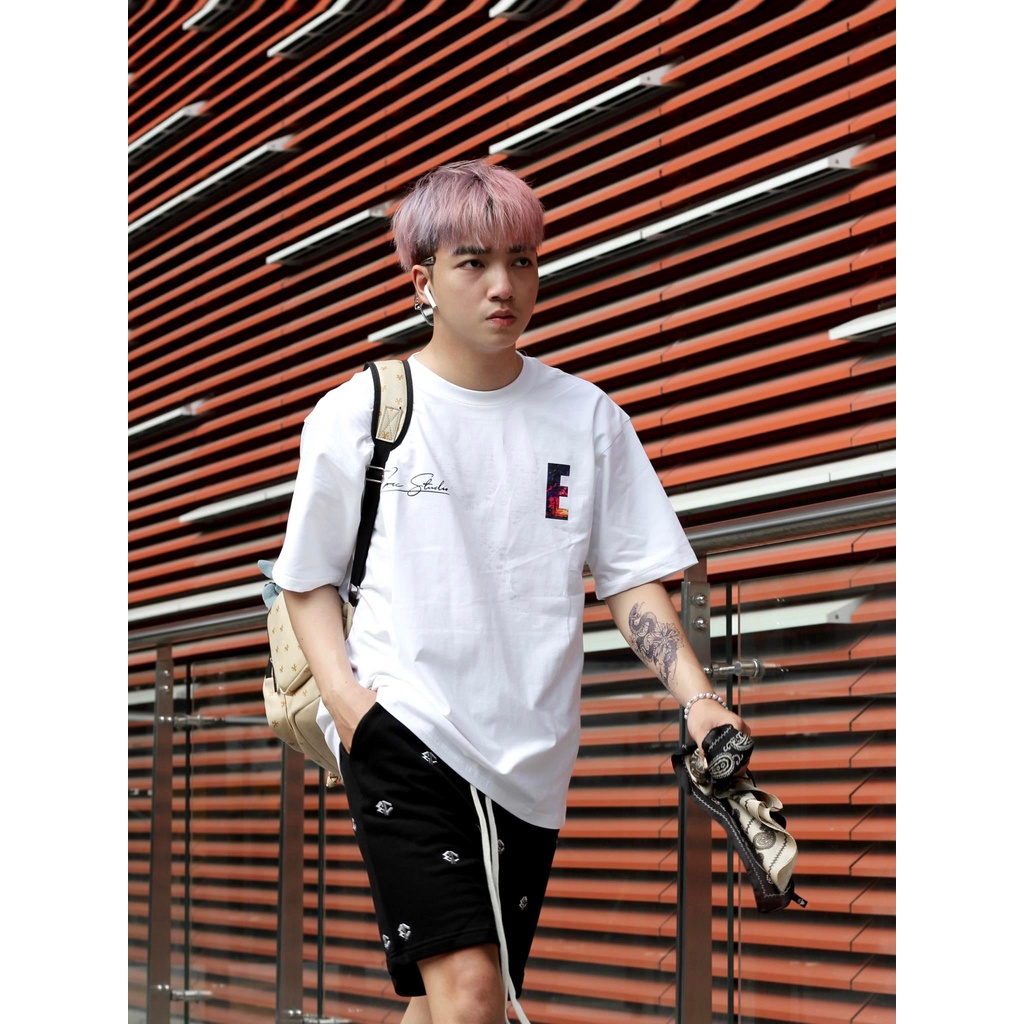 Áo THUN VIBES ERIC Dáng Rộng Oversize Dành Cho Nam Và Nữ