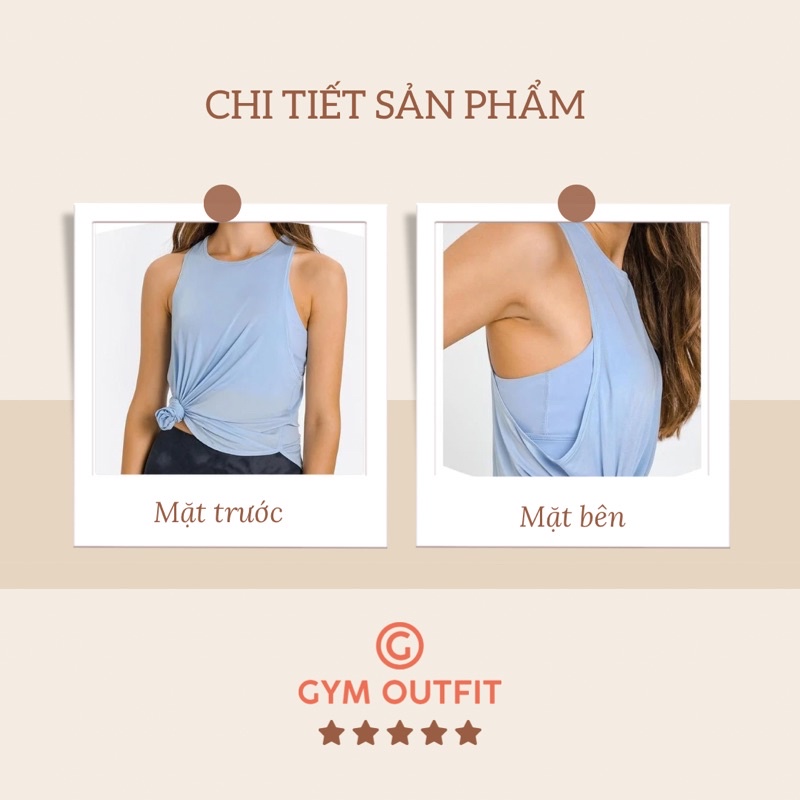 Áo Tank Liền Bra Tập Gym Yoga Nữ Cao Cấp Có Sẵn Mút Lót - Ignite Tank 2 - in 1 Lululemon 2022 Gym Outfit