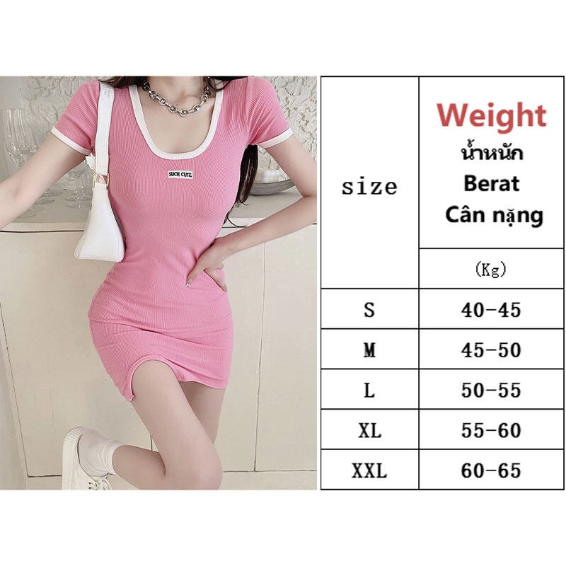 Đầm dáng ôm YEYA tay ngắn lưng cao thời trang năng động cho nữ