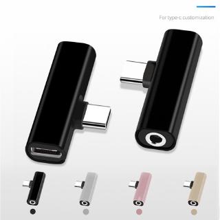 Bộ chuyển đổi USB Type C sang giắc cắm tai nghe 3.5mm và cổng sạc 2 trong 1 cho Xiaomi Samsung