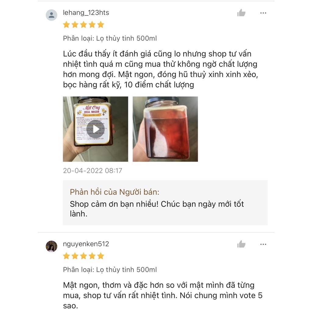 Mật ong rừng nguyên chất tự nhiên hoa nhãn loại đặc biệt hũ thủy tinh 500ml Herybee