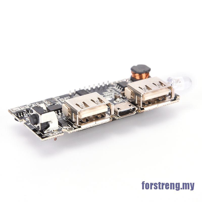 Mô Đun Sạc Dự Phòng Hai Cổng Usb 5v 1a 2.1a 18650 Pcb Boa