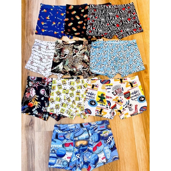 Boxer hoạ tiết quần sịp nam sexy thun lạnh free size Nô Store