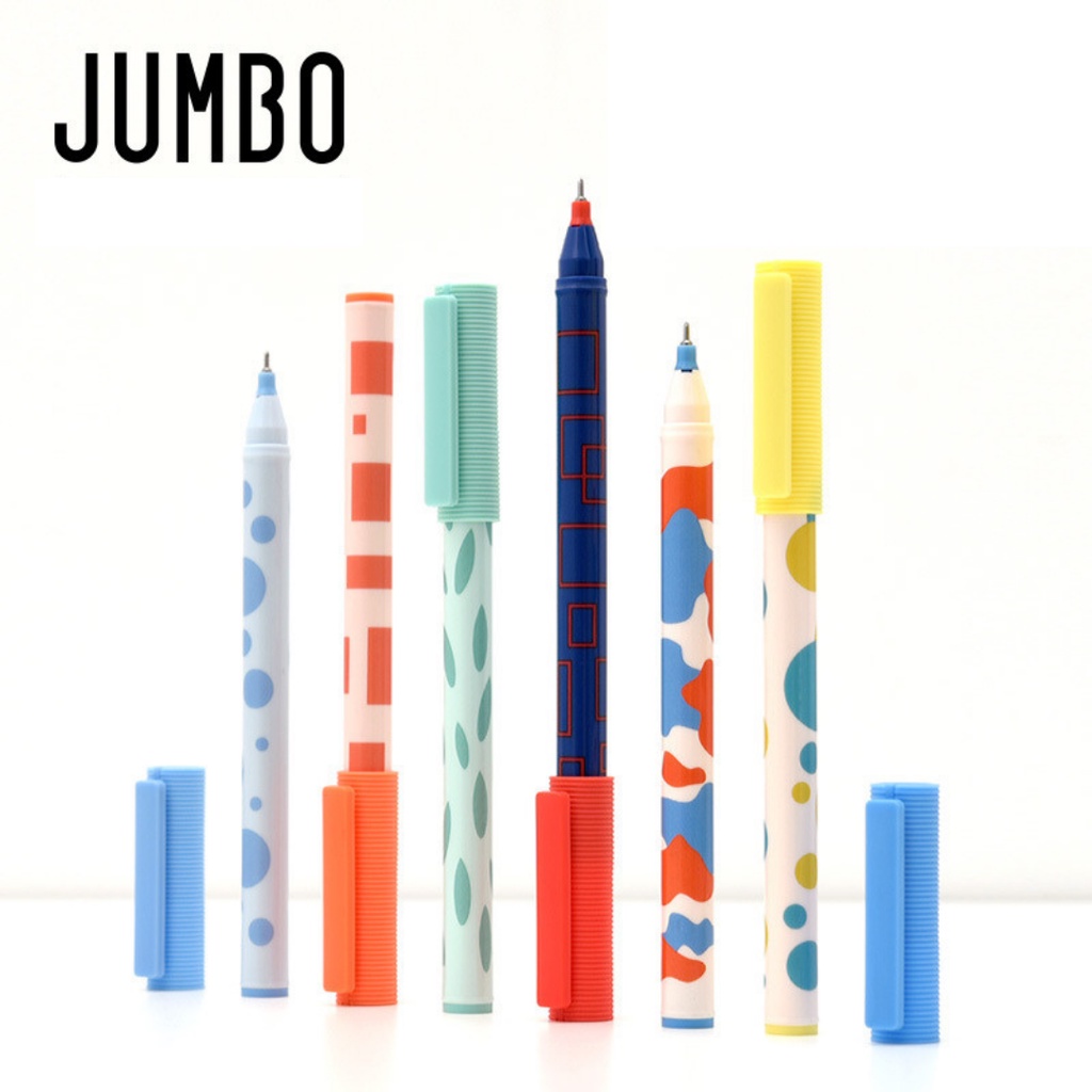Set 3 Bút Gel Kaco JUMBO Ngòi 0.5mm - Hàng Chính Hãng