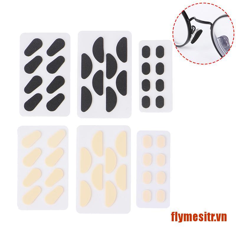 FLYME 40Pcs Soft EVA Foam Nose Pads Anti-Slip Adhesive Grips Eyeglass Nosepads