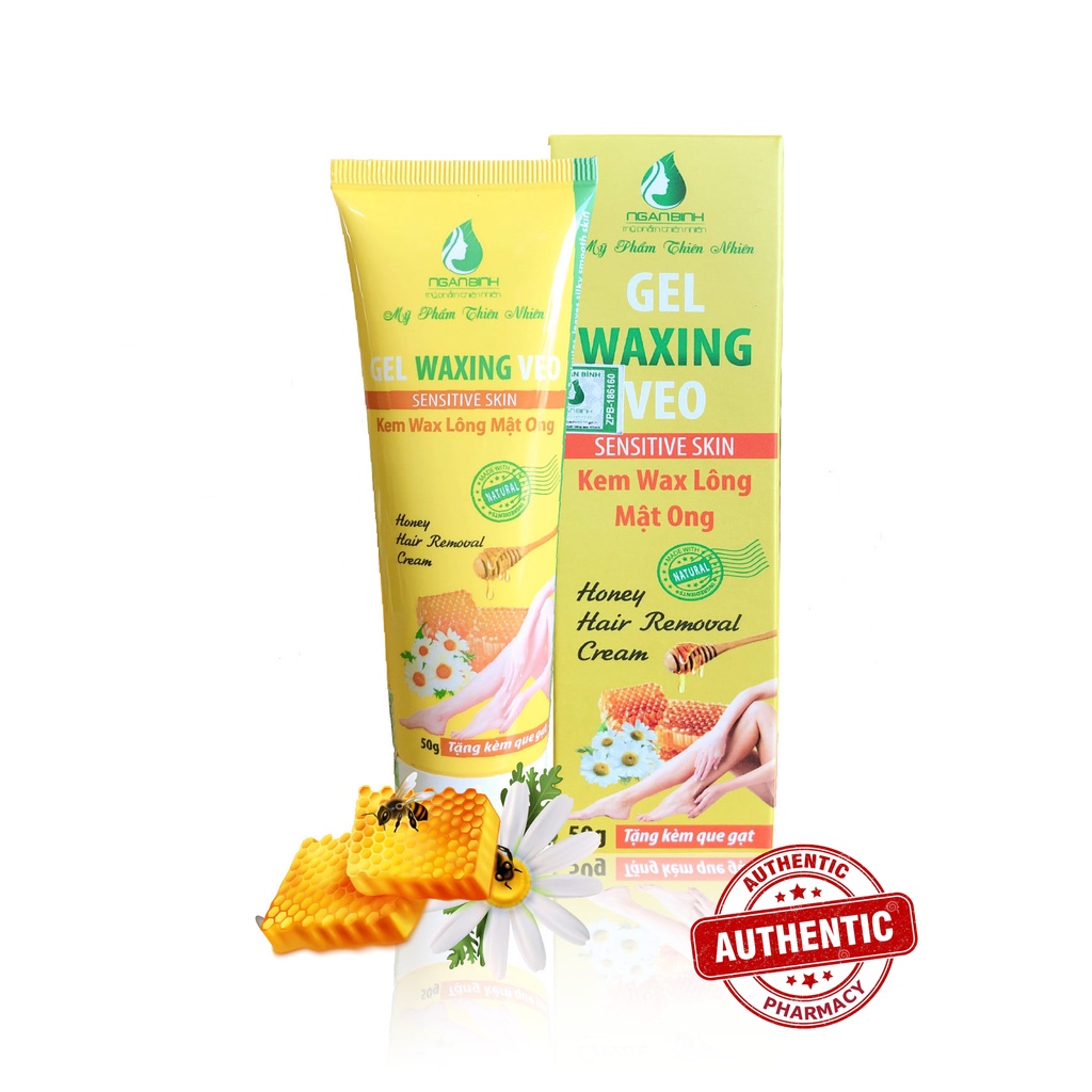 Kem Wax Lông Mật Ong - Ngân Bình (50g)