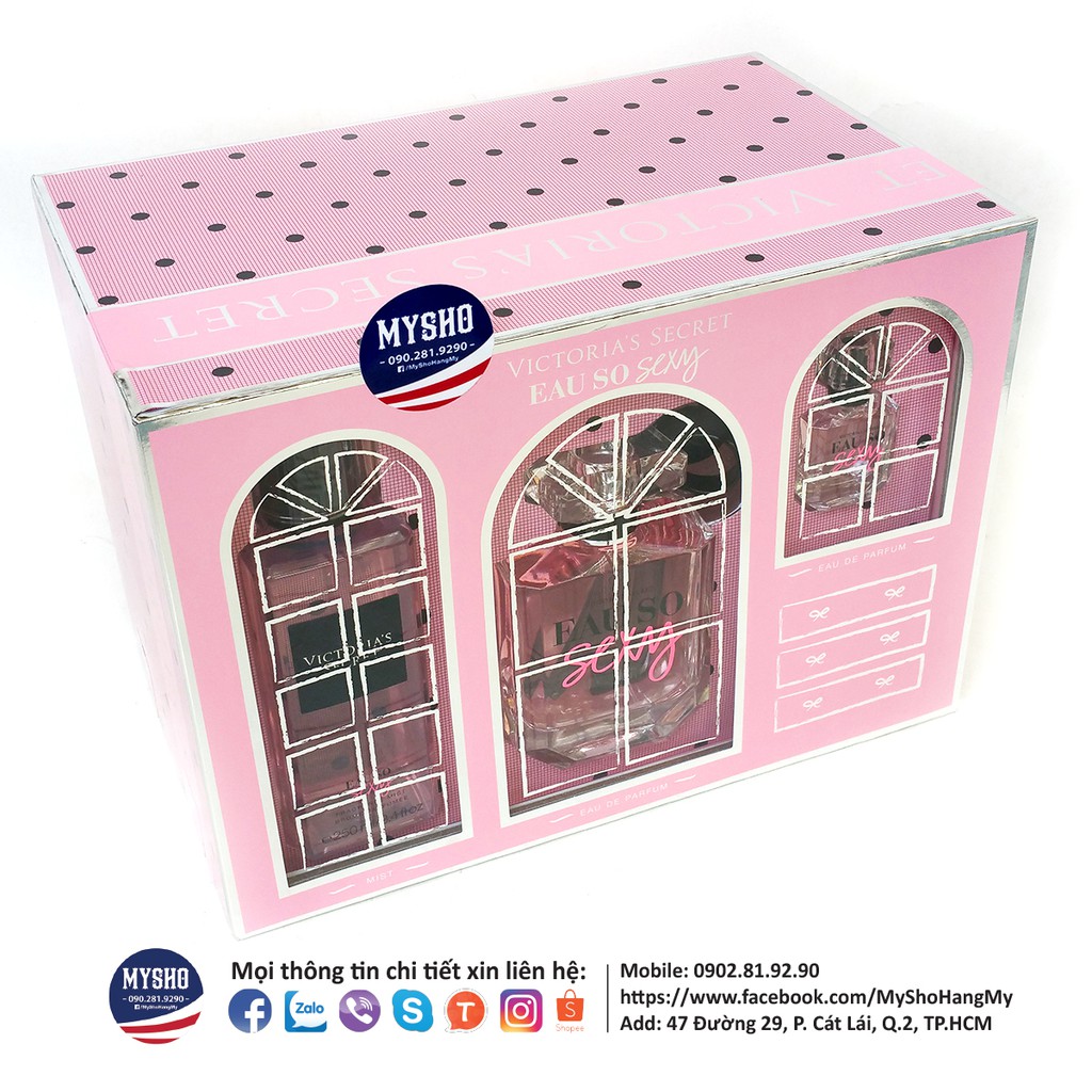 Nước hoa Eau So Sexy 100ml, bộ 100ml - Victoria's Secret