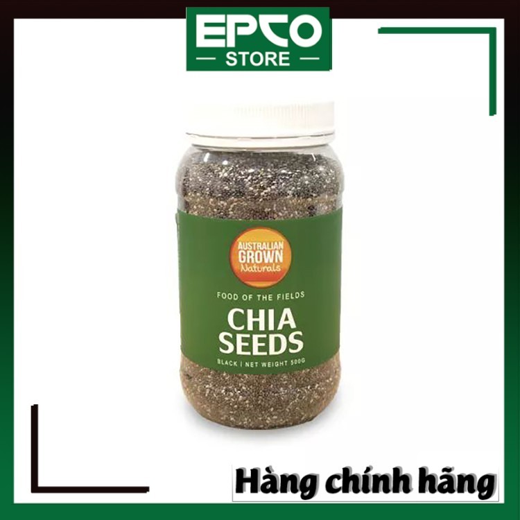 HẠT CHIA GIẢM CÂN ÚC QUEENSLAND (NHẬP KHẨU) - HŨ 500GR