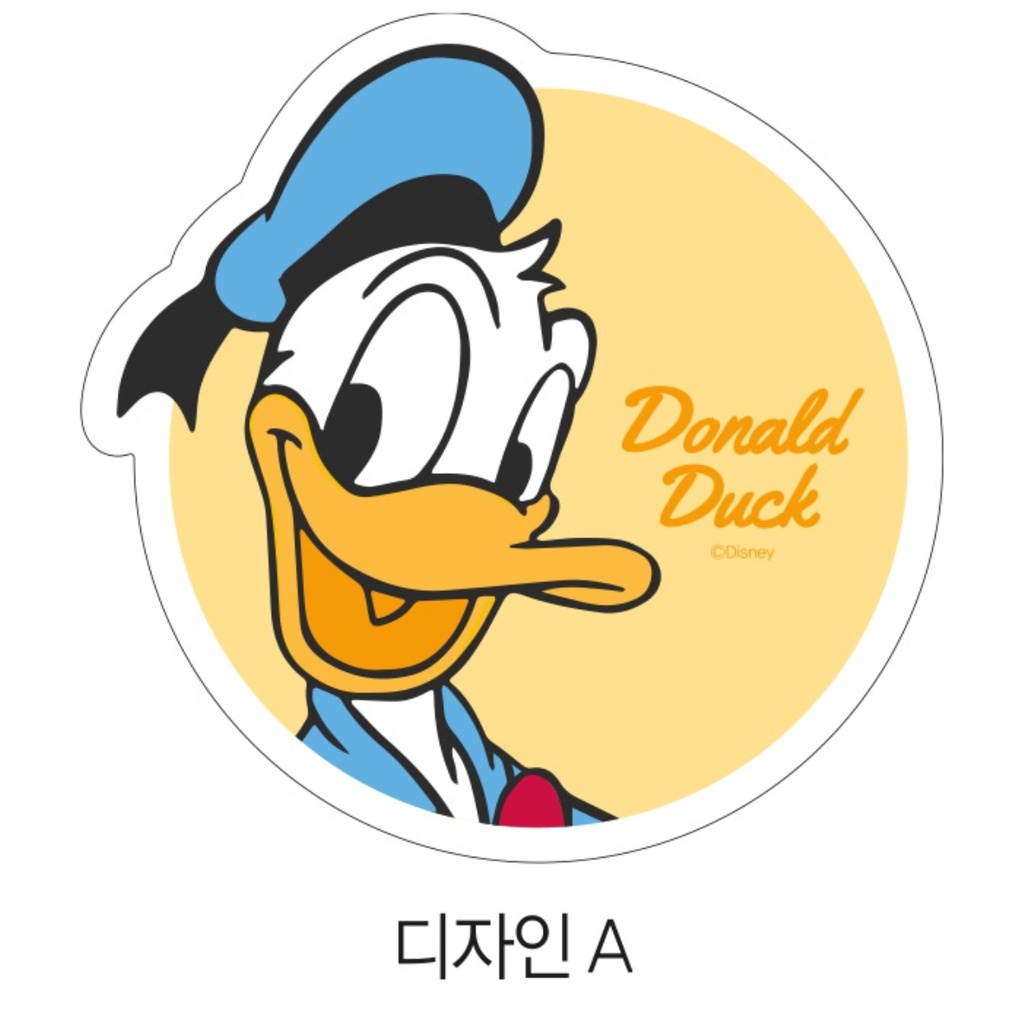 [DAISO Korea] Donald / Daisy Duck Coaster 11cm