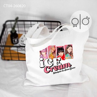 Túi Tote Ice Cream BlackPink Selena Gomex CT04-260820