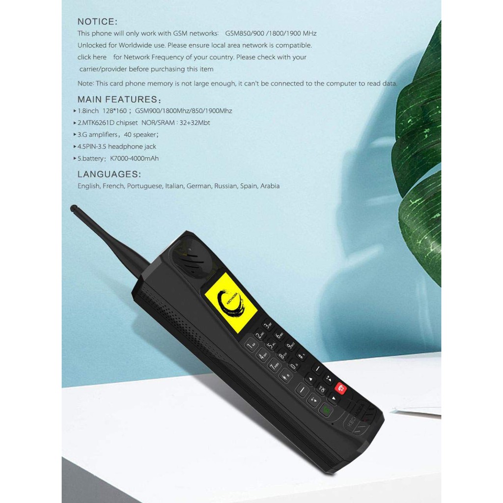 [Mã 2611DIENTU500K hoàn 7% đơn 300K] Điện Thoại Pin Khủng Pin Trâu Loa To Sóng Khỏe Kechaoda 888 | BigBuy360 - bigbuy360.vn