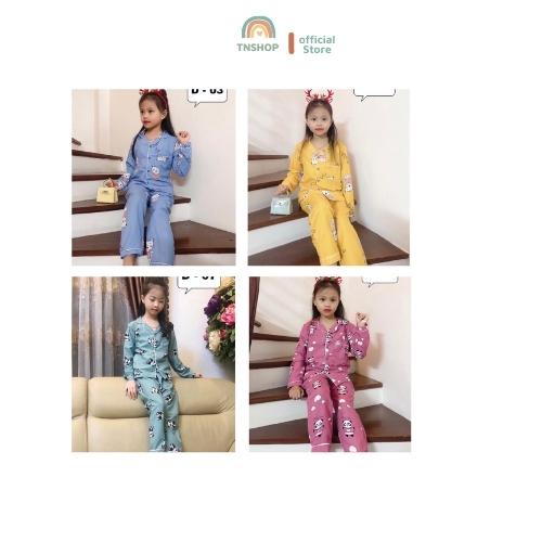 Bộ Đồ Ngủ Pijama Dài Tay- Chất Kate Mềm Mại Cho Bé Trai Và Bé Gái Từ (12 Tháng-10 tuổi ) | Size Từ 15-45kg .
