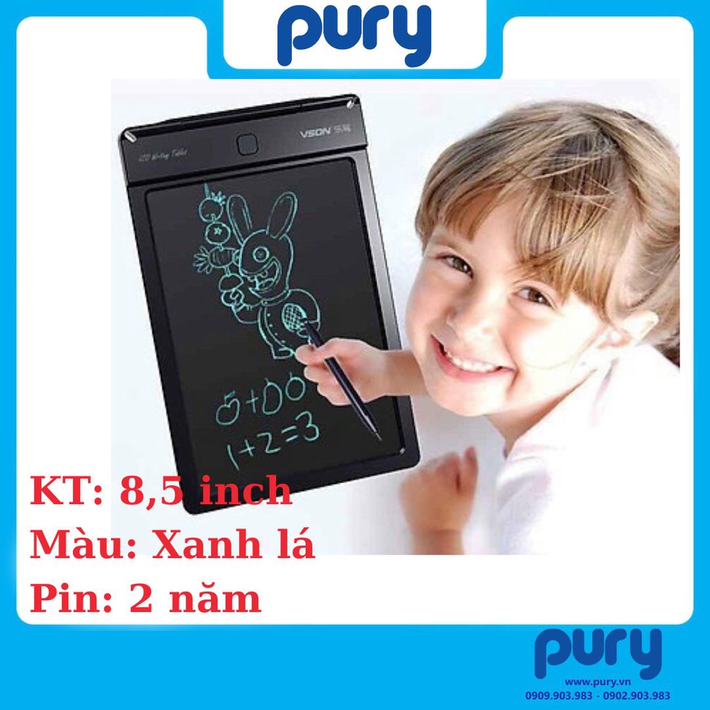 ''CHUYÊN SỈ,LẺ'' Bảng Viết Tự Xoá- Vẽ LCD-Điện Tử Thông Minh Cho Bé 8.5 inch