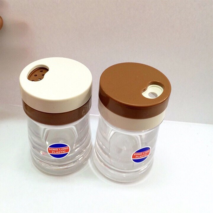 Lọ nhựa đựng hạt tiêu, tăm hãng Song Long