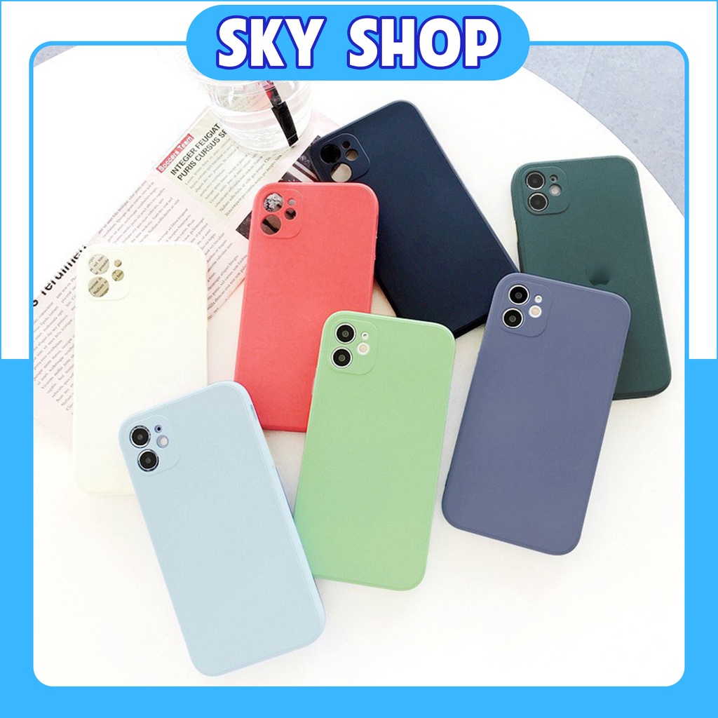 Ốp Lưng Iphone Silicon Dẻo Chống Bẩn Bảo Vệ Camera 6/6plus/6s/6splus/7/7plus/8/8plus/x/xs/11/12/pro/max/plus/promax