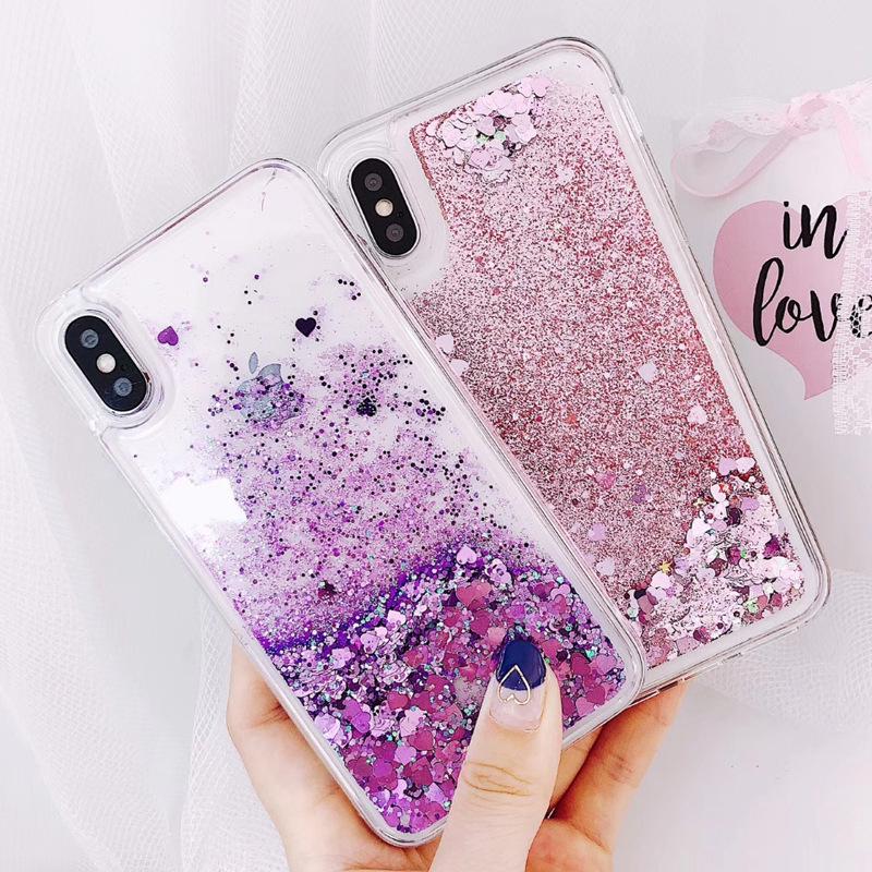 Ốp điện thoại TPU chứa nước kim tuyến lấp lánh cho IPhone X/XS/XR/XS Max