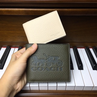 Ví coach nam double billfold c5445 màu xanh rêu