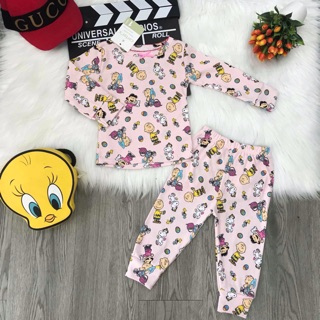 Combo bộ bozip cho bé gái