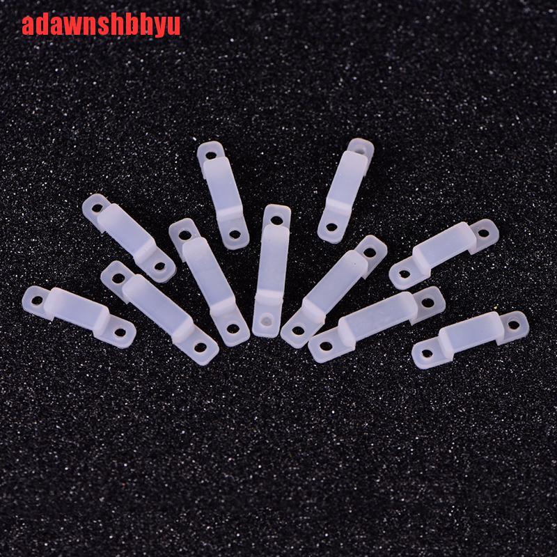 Set 50 Kẹp Nhựa silica Mềm Cố Định Đèn 10 / 14mm