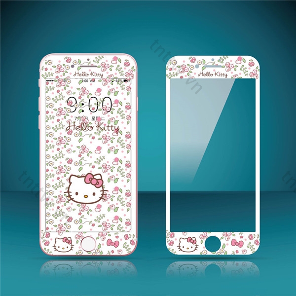 Kính cường lực bảo vệ màn hình họa tiết hoạt hình thích hợp cho Iphone 6 6s I7 I8 Plus 7 8 Plus Se2 6 6S 4.7 5.5