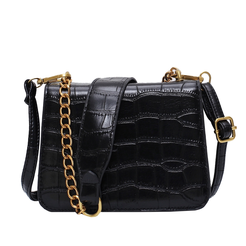 Túi đeo chéo kích thước nhỏ gọn họa tiết giả da cá sấu thời trang cho nữ | BigBuy360 - bigbuy360.vn