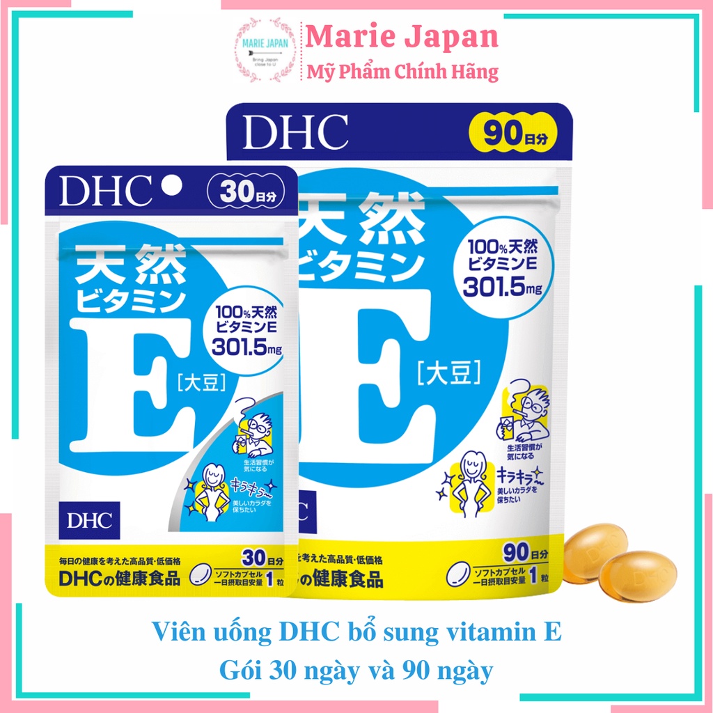 Viên Uống DHC Bổ Sung Vitamin E Nhật Bản