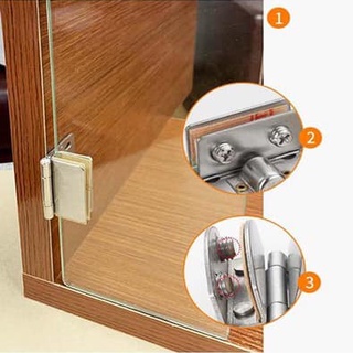 Bản Lề Cửa Kính Inox Chốt Bi - Bản Lề Cửa Kính Inox Chất Lượng Cao Siêu Bền (1 Cái)