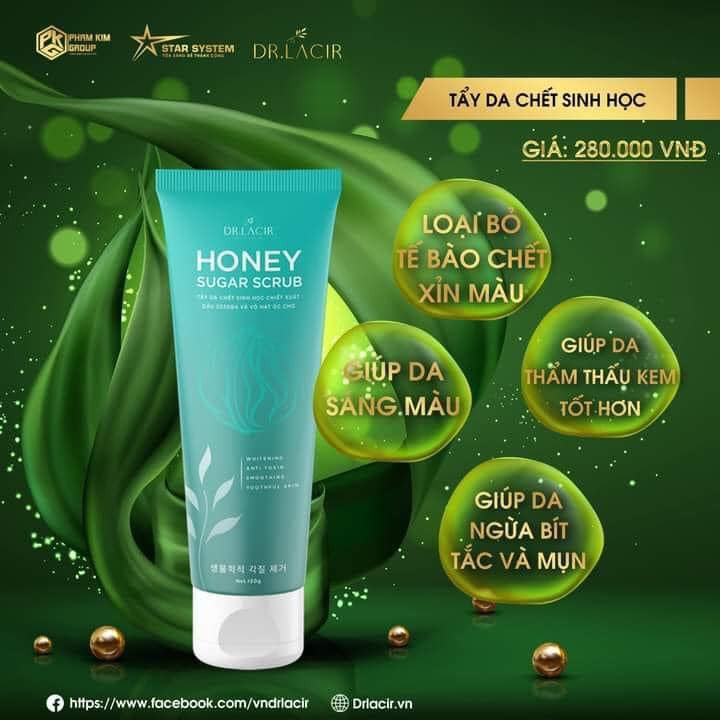 Tẩy Da Chết Sinh Học HONEY SUGAR SCRUB DR.LACIR 120ml LM07 | BigBuy360 - bigbuy360.vn