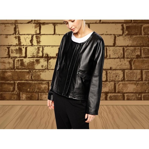 ☛☏❤Womens Lady Fashion Vintage Slim Biker Motorcycle Zipper Jacket Coat PU Leather