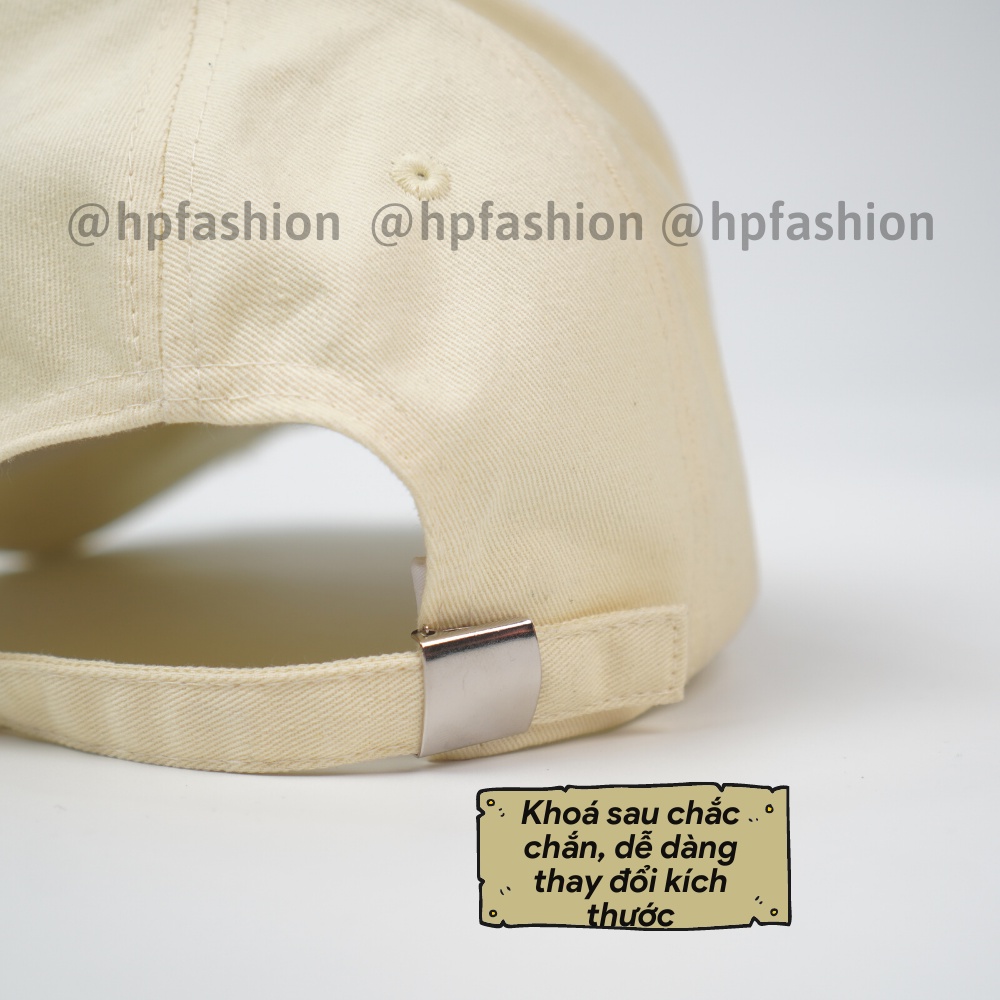 Mũ lưỡi trai ❤️ Nón kết rách thêu chữ JUST PLAY chất kaki cao cấp form unisex nam nữ N76 - Happy Style