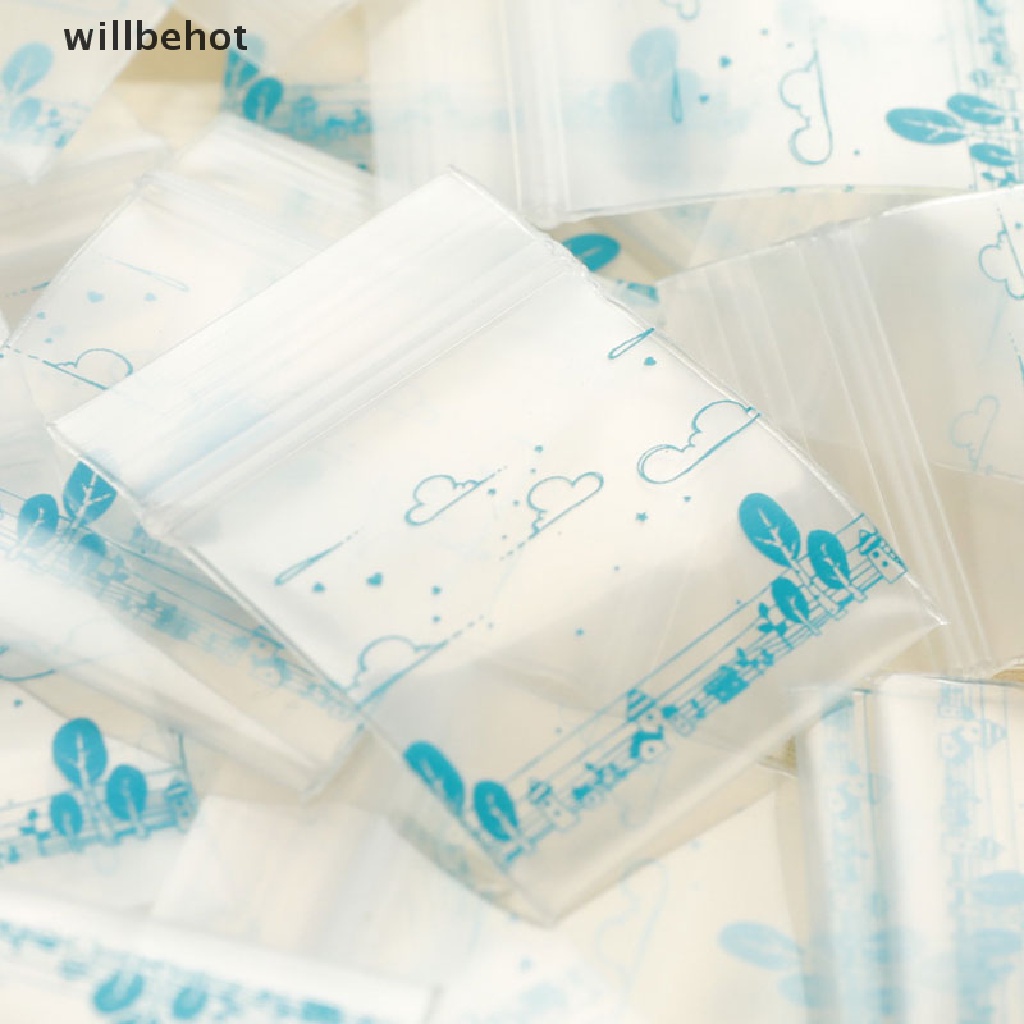 Set 100 túi zip đựng thuốc mini tiện dụng