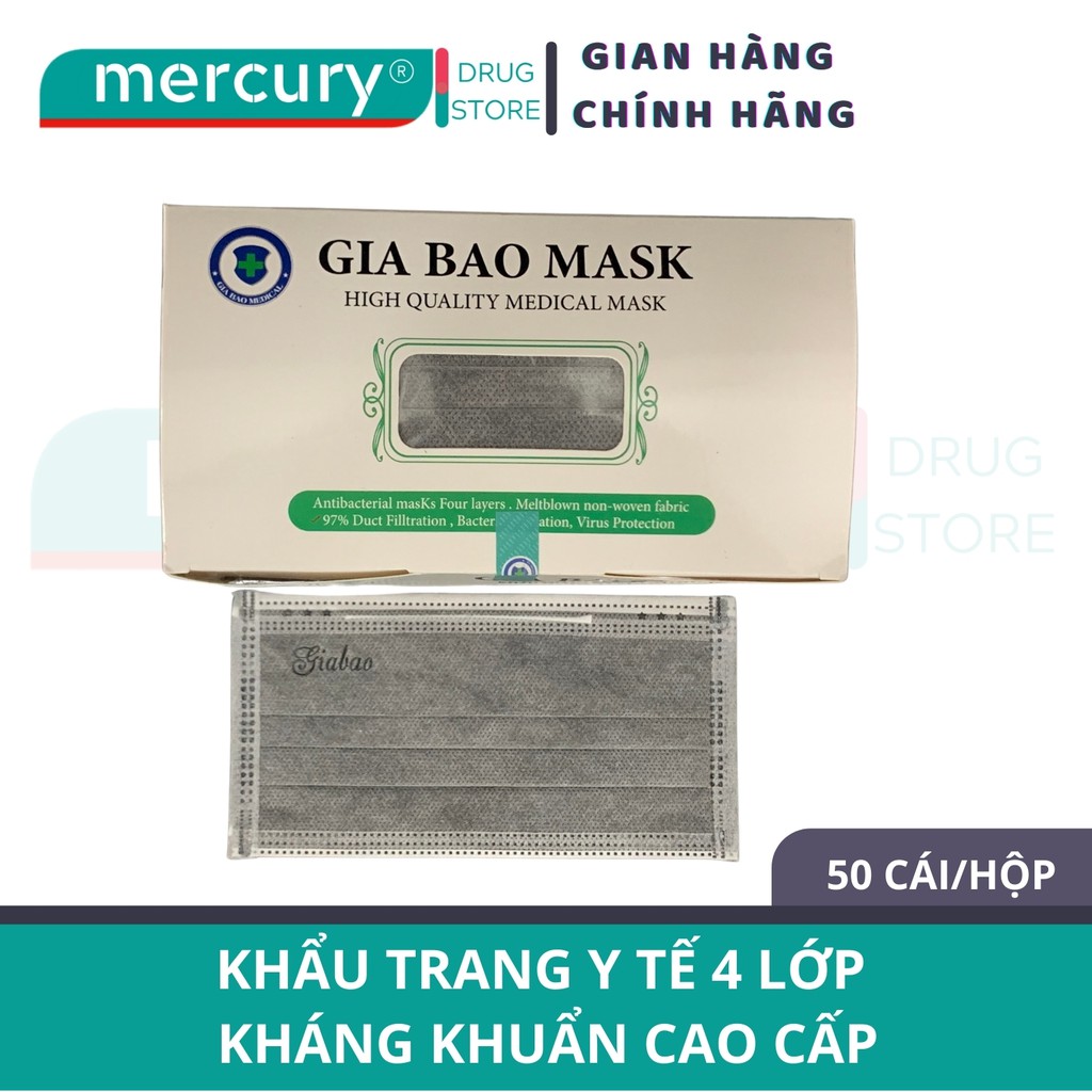 Khẩu Trang Y Tế Gia Bảo Mask 4 lớp