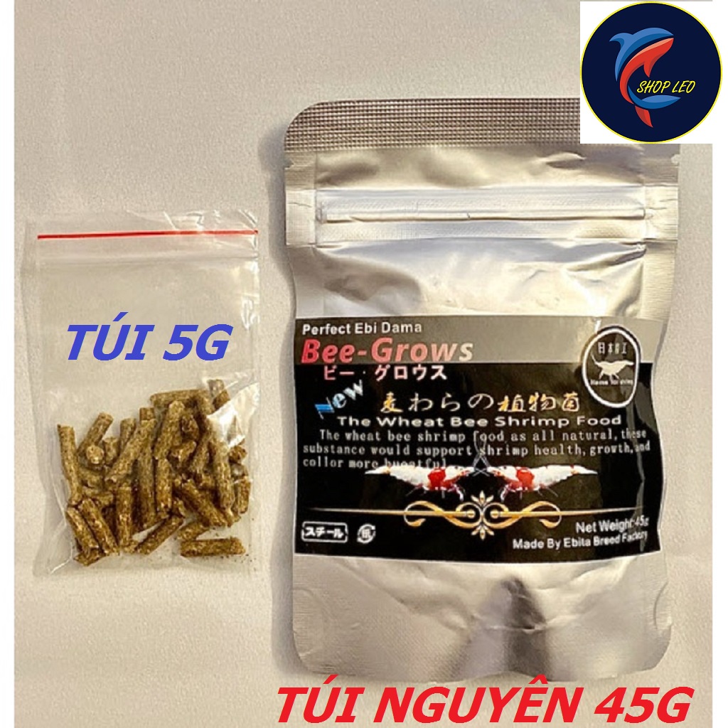 Thức Ăn Tép Cảnh Cao Cấp Từ Nhật Bản - cám cho tép cảnh - Benibachi-Bee Growns- Rau Bina - Tảo viên Spirulina - shopleo