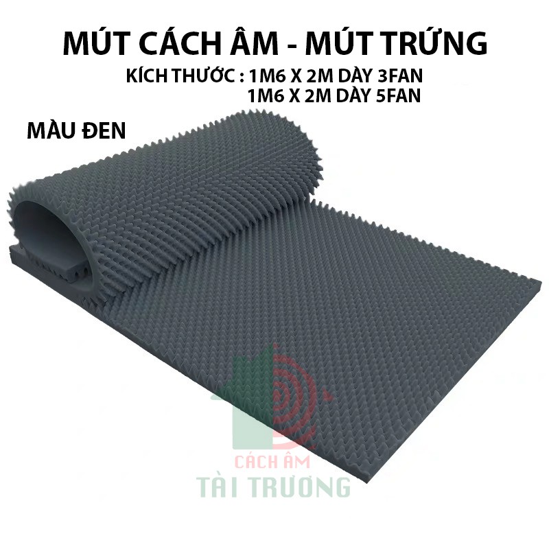 MÚT TIÊU ÂM TRỨNG HỘT GÀ 1M6 x 2M Dày 5F