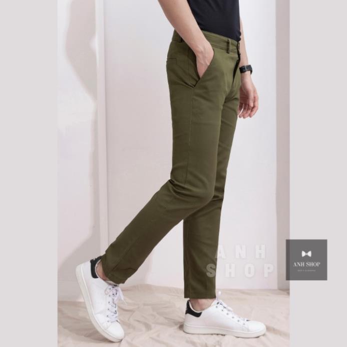 Quần kaki nam Nano vải co giãn dáng slimfit trẻ trung, năng động | BigBuy360 - bigbuy360.vn