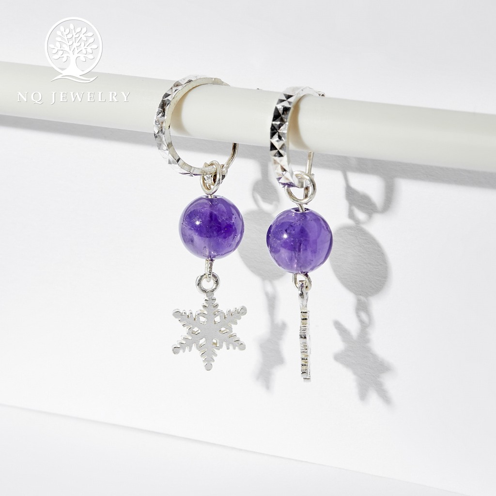 Bông tai hoa tuyết - NQ Jewelry