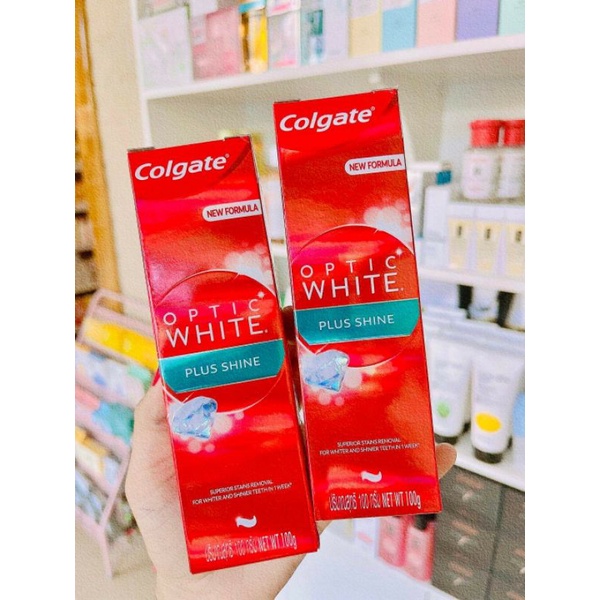 Kem đánh răng Colgate Optic White Plus Shine