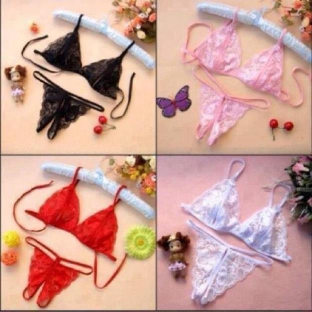 Bộ đồ lót KELLY WANG xẻ đáy sexy gợi cảm Sex2love